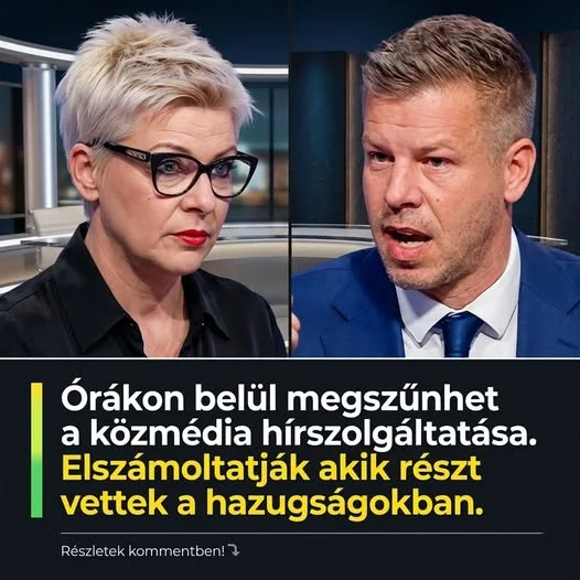 Órákon belül megszűnhet a közmédia hírszolgáltatása – A TISZA beszántja a közpénzből működtetett propagandát, és elszámoltatja akik ebben résztvettek