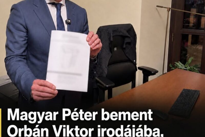 Magyar Péter bement Orbán Viktor irodájába, és olyan iratra bukkant az asztalon, amely nem maradt következmények nélkül