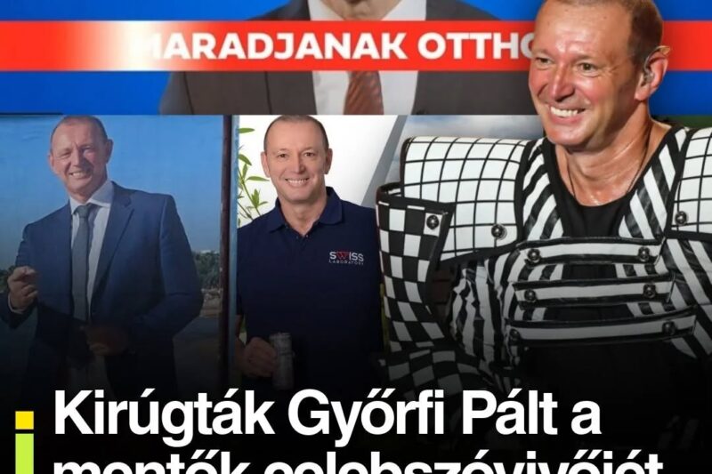 Leváltották Győrfi Pált a mentők celebszóvivőjét