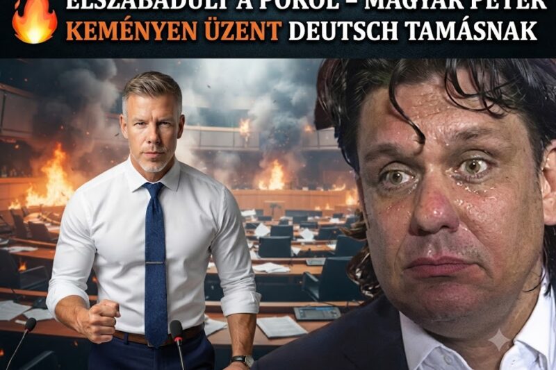 🔥 Teljesen elszabadult a pokol! Magyar Péter keményen reagált Deutsch Tamásra.