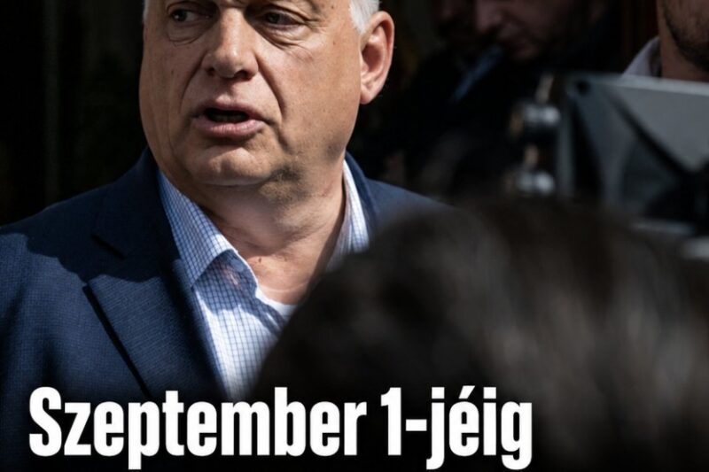 Szeptember 1-jéig követeli Orbán Viktor letartóztatását! – MindenegybenBlog
