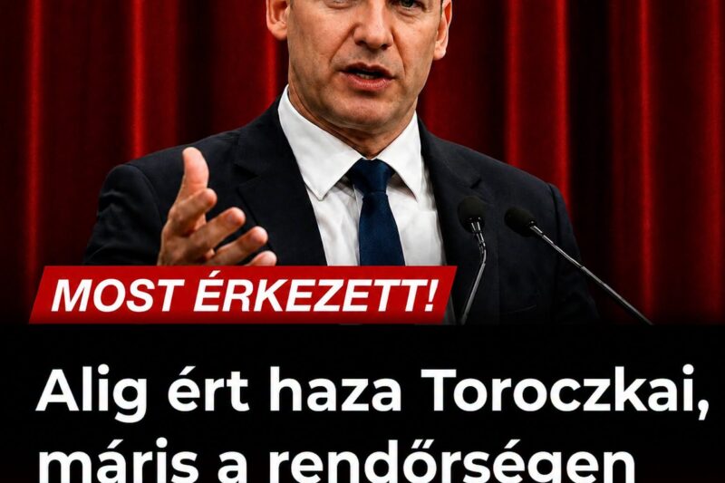 Alig ért haza Toroczkai, máris a rendőrségen kötött ki! Mutatjuk! – FrissHír24