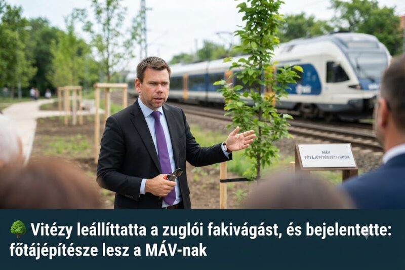 🌳 VITÉZY LEÁLLÍTTATTA A ZUGLÓI FAKIVÁGÁST – ÚJ SZEREPET IS BEJELENTETT