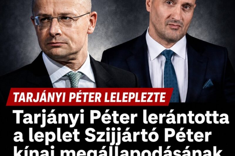 Tarjányi Péter lerántotta a leplet Szijjártó Péter kínai megállapodásának hátteréről: erre senki sem gondolt! – MindenegybenBlog