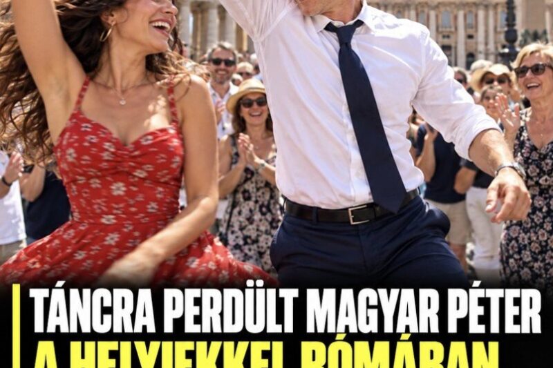 Magyar Péter táncra perdült Róma utcáin a pápai találkozó után – videón a különleges pillanat – MindenegybenBlog – frissvilag.com