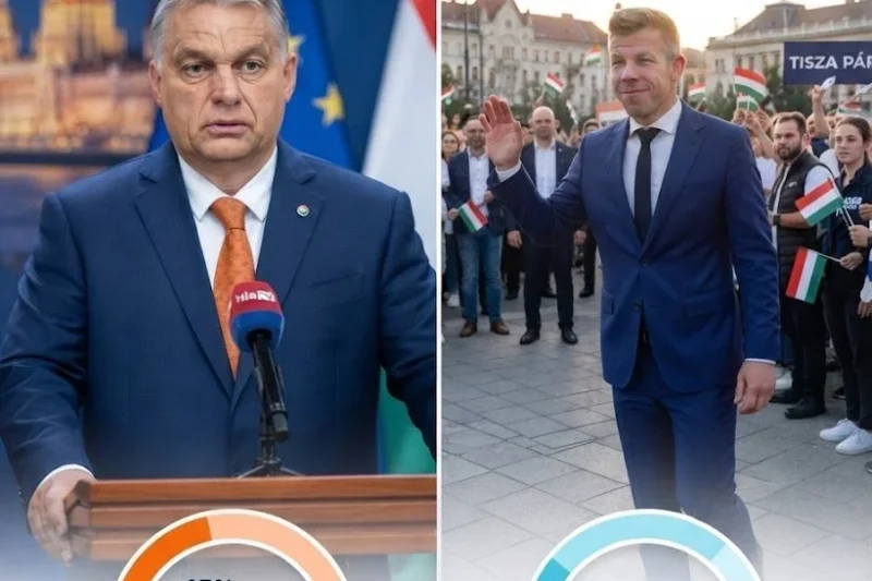 🚨 MOST JÖTT A FRISS FELMÉRÉS – ÍGY ÁLL MOST A FIDESZ ÉS A TISZA!